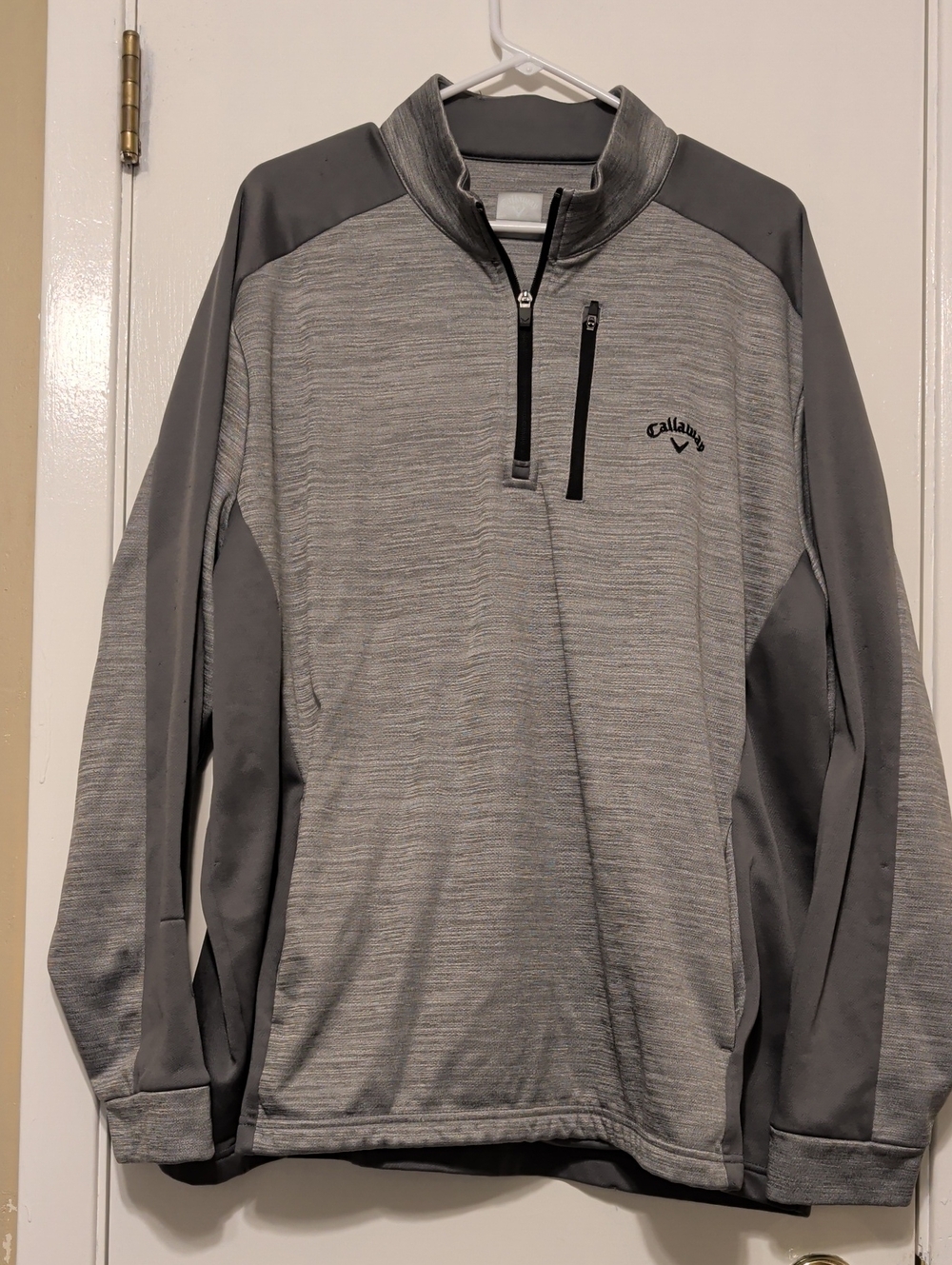 Callaway Grey Performance 1/4 Zip Pullover